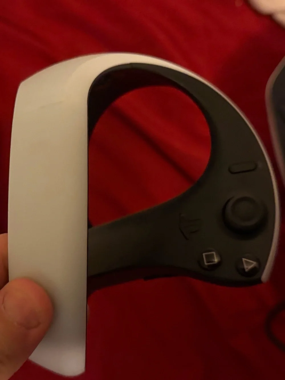 White PC/Console VR Headset with Dual Controllers - Immersive Gaming